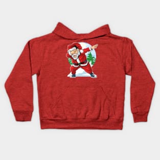 Dabbing Santa Kids Hoodie